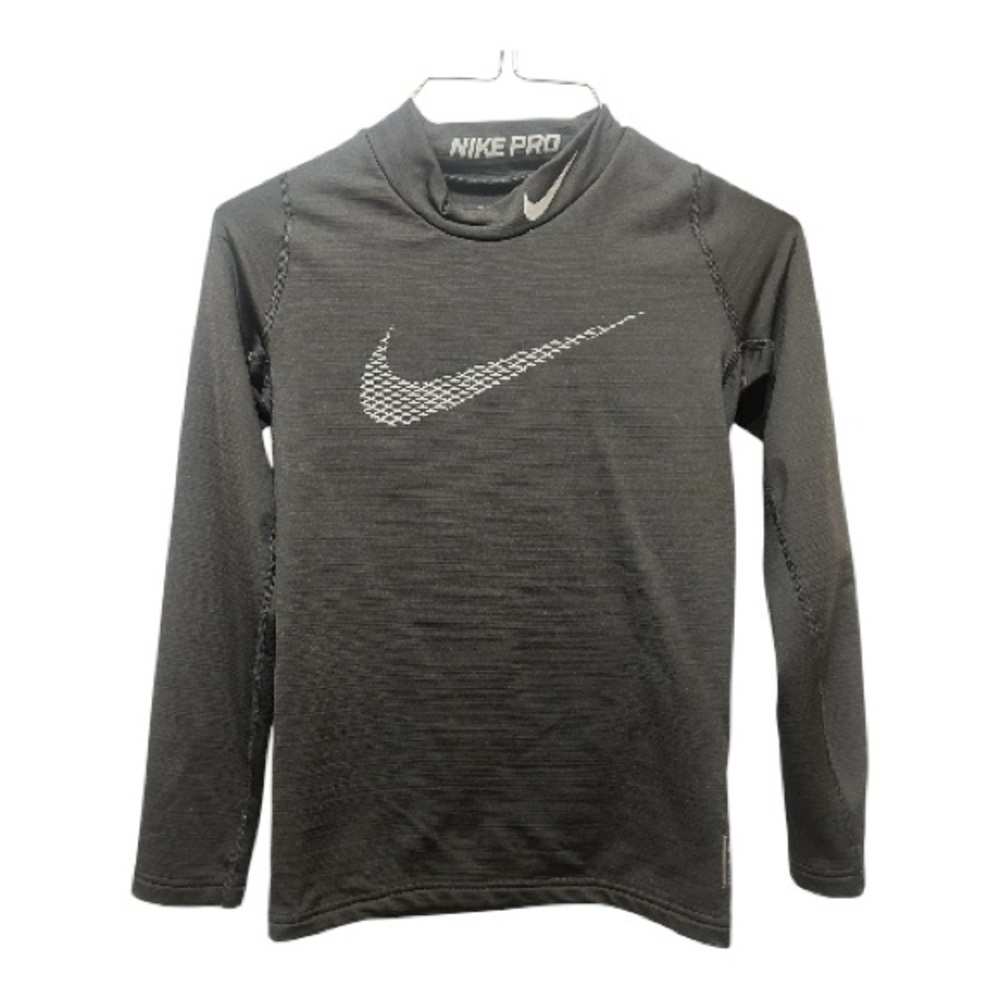 Nike Mock neck Kids Black Long Sleeve Large Tee